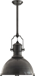 Country Industrial Large Pendant | Bronze | Bronze Shade