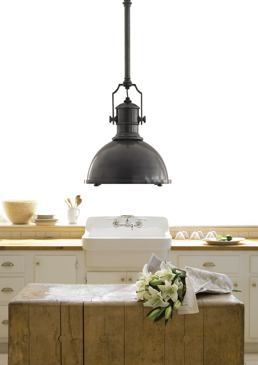 Country Industrial Large Pendant | Bronze | Bronze Shade