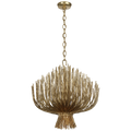 Astra 24" Sculpted Chandelier | Gilded Iron