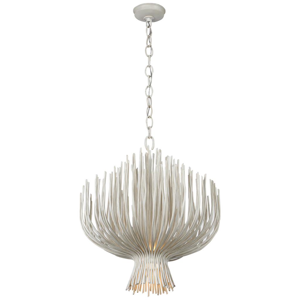 Astra 24" Sculpted Chandelier | Waxed Plaster