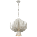 Astra 24" Sculpted Chandelier | Waxed Plaster
