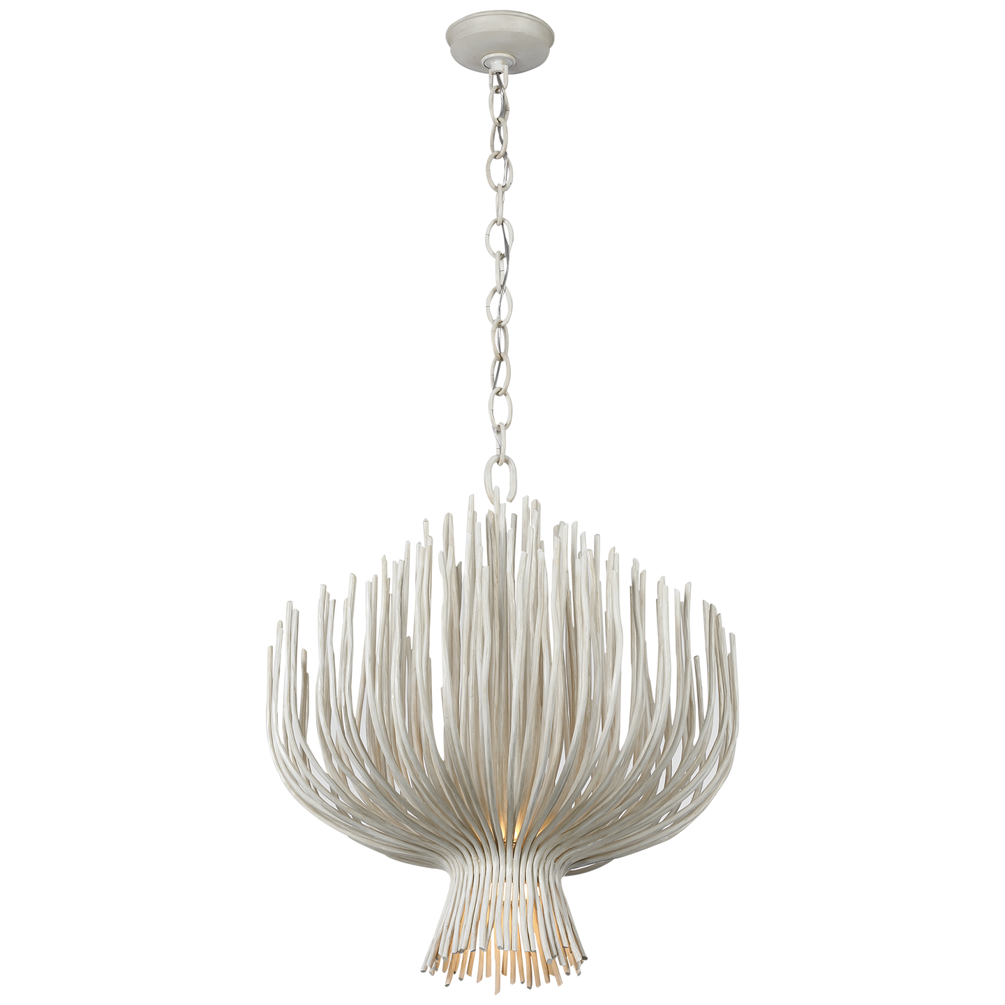 Astra 24" Sculpted Chandelier | Waxed Plaster