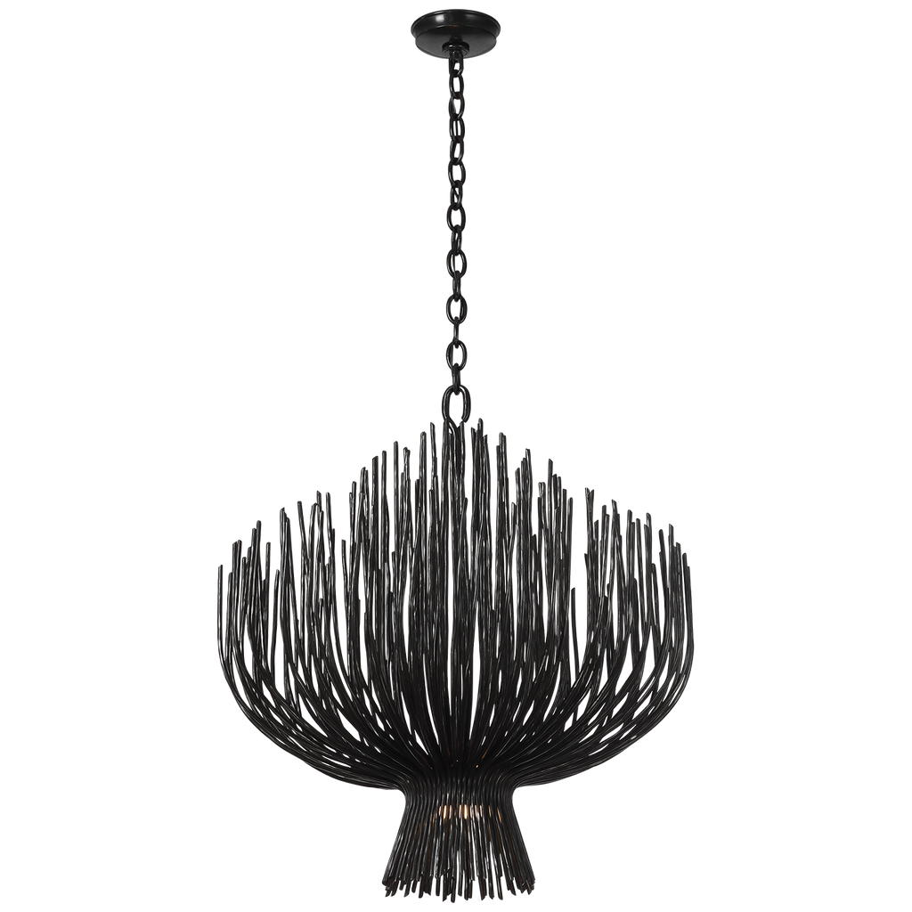 Astra 32" Sculpted Chandelier | Aged Iron