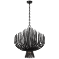 Astra 32" Sculpted Chandelier | Aged Iron