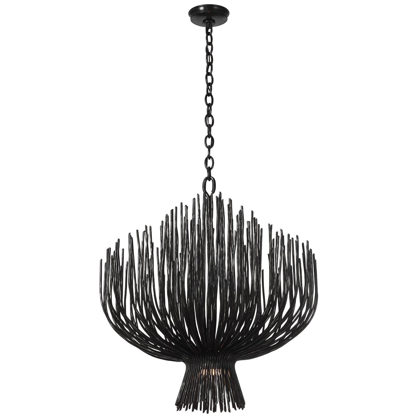 Astra 32" Sculpted Chandelier | Aged Iron