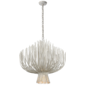 Astra 32" Sculpted Chandelier | Waxed Plaster