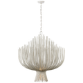 Astra 42" Sculpted Chandelier | Waxed Plaster