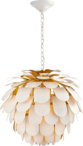 Cynara Large Chandelier | White and Gild