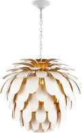 Cynara Grande Chandelier | White and Gild