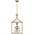 Gramercy 17" Lantern | Gilded Iron
