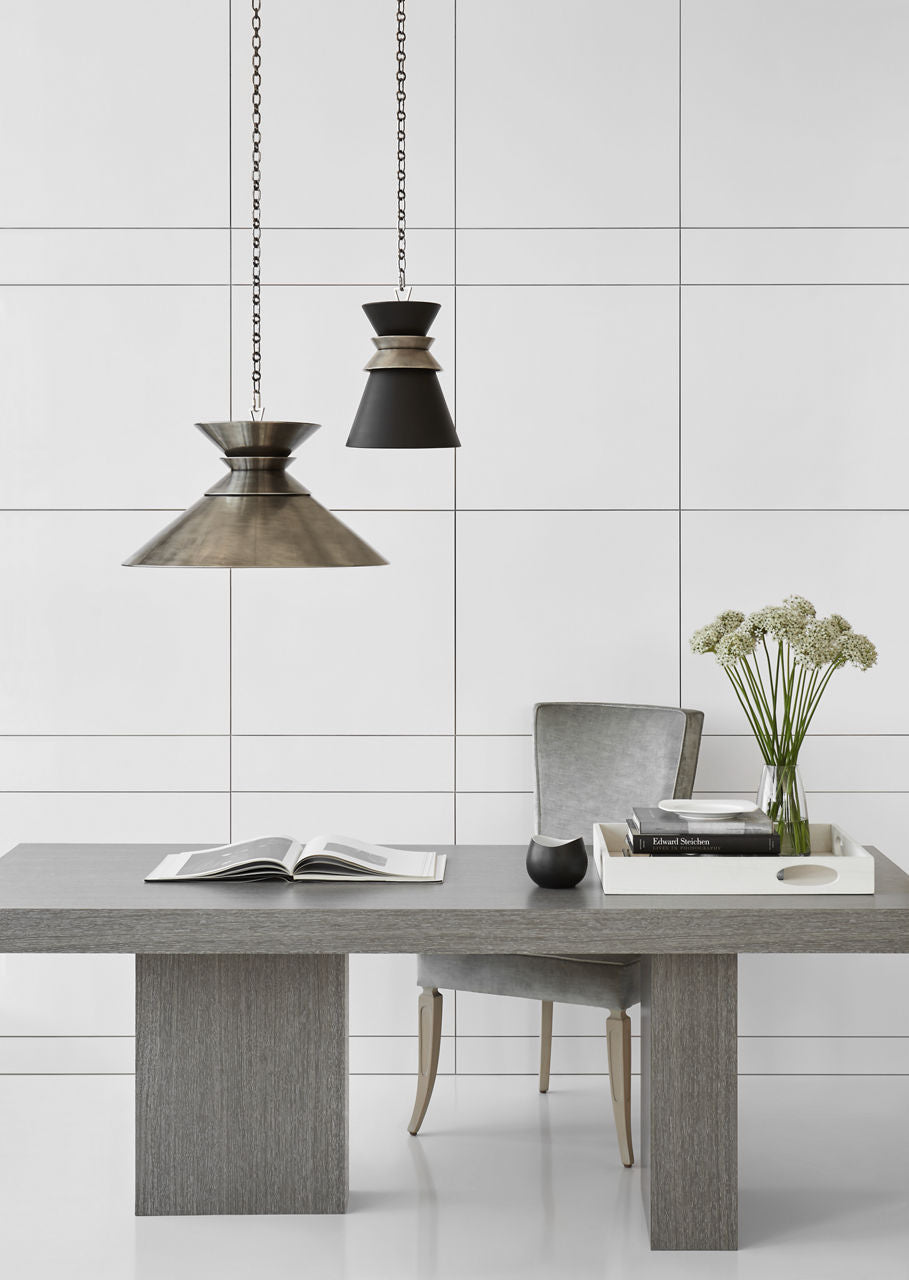 Alborg Large Stacked Pendant | Antique Nickel | Antique Nickel Shade