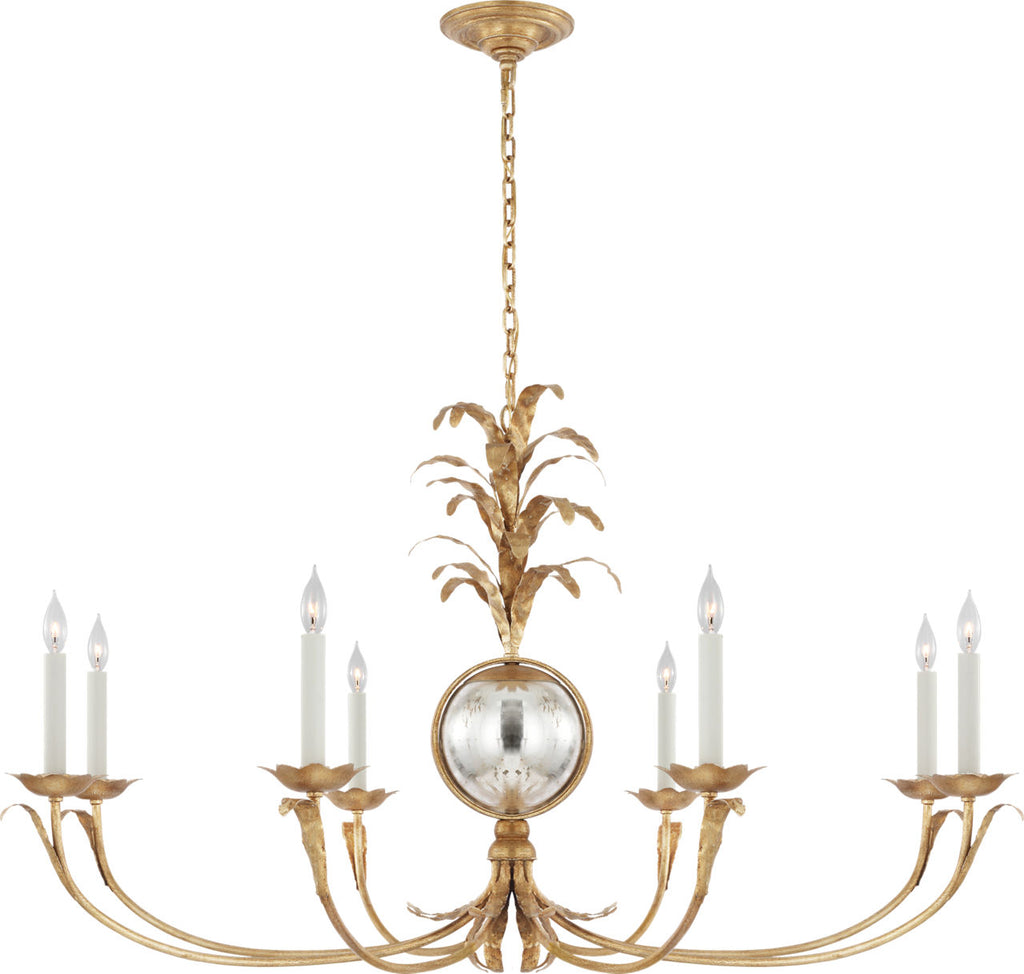 Gramercy Grande Wide Chandelier | Gilded Iron