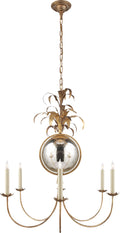 Gramercy Medium Chandelier | Gilded Iron