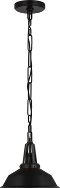Layton 10" Pendant | Bronze | Matte Black Shade