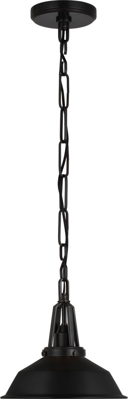 Layton 10" Pendant | Bronze | Matte Black Shade