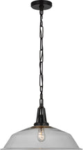 Layton 20" Pendant | Bronze | Clear Glass