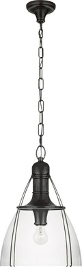 Prestwick 18" Pendant | Bronze | Clear Glass