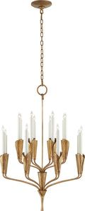 Aiden Small Chandelier | Gilded Iron