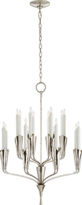 Aiden Small Chandelier | Polished Nickel