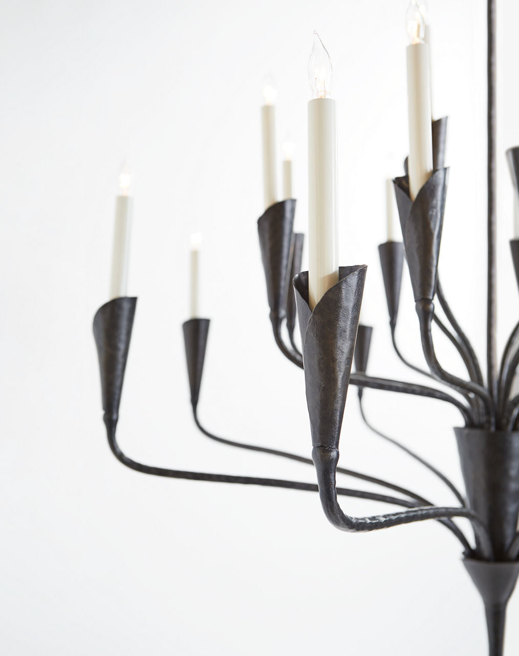 Aiden Large Chandelier | Aged Iron