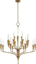 Aiden Large Chandelier | Gilded Iron