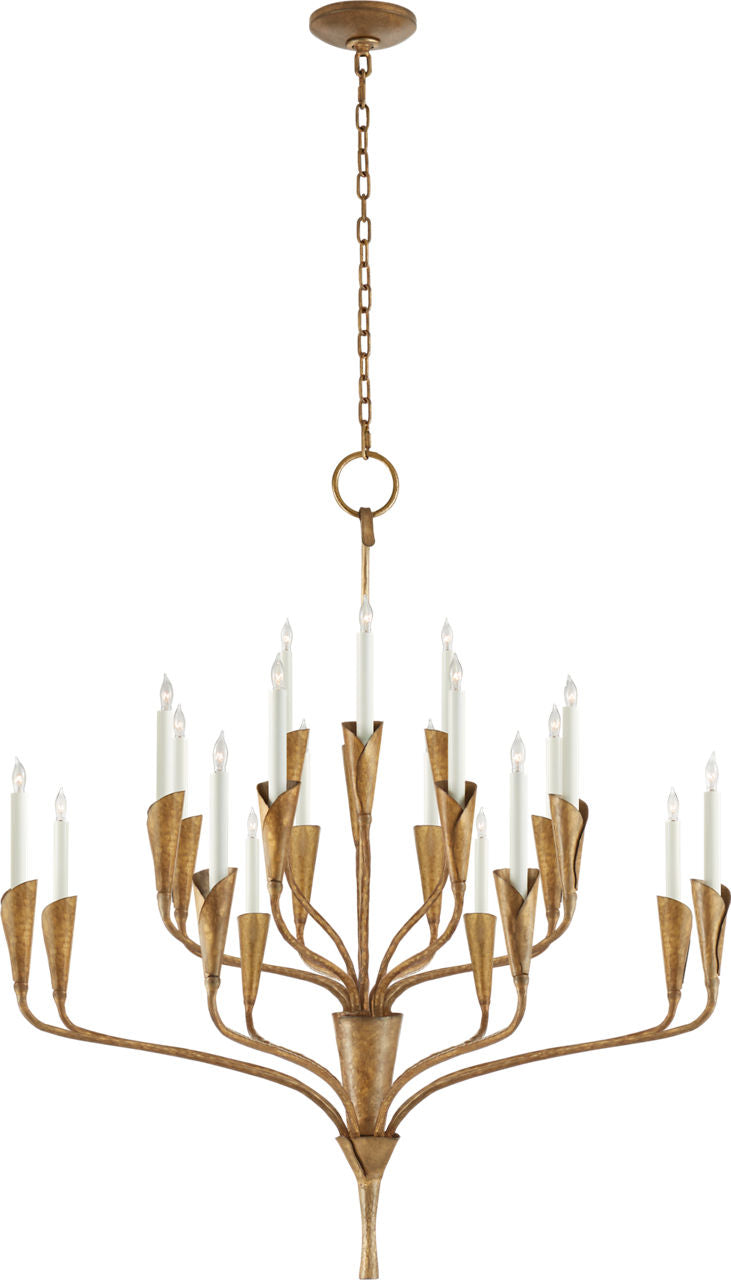 Aiden Large Chandelier | Gilded Iron