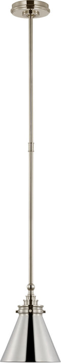 Parkington 9" Pendant | Polished Nickel