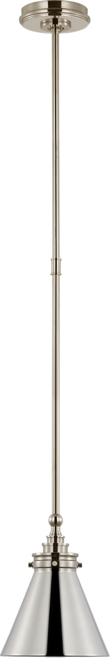 Parkington 9" Pendant | Polished Nickel