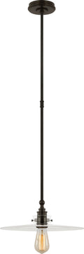 Parkington 14" Pendant | Bronze | Clear Glass