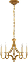 Mykonos Small Chandelier | Antique-Burnished Brass