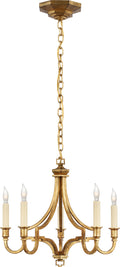 Mykonos Small Chandelier | Gilded Iron