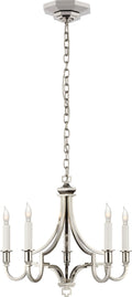 Mykonos Small Chandelier | Polished Nickel
