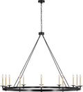 Launceton Oversized Ring Chandelier | Bronze