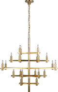 Sonnet Large Chandelier | Antique-Burnished Brass