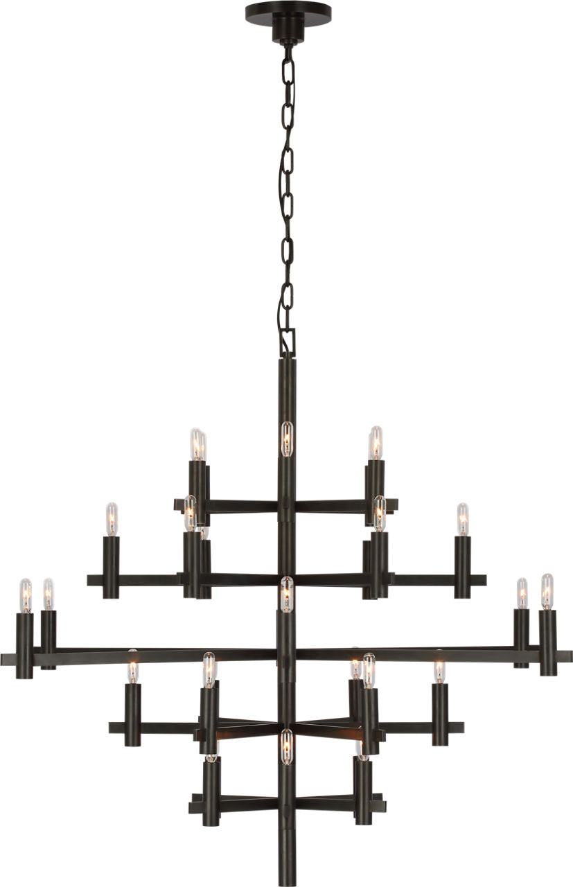 Sonnet Large Chandelier | Bronze