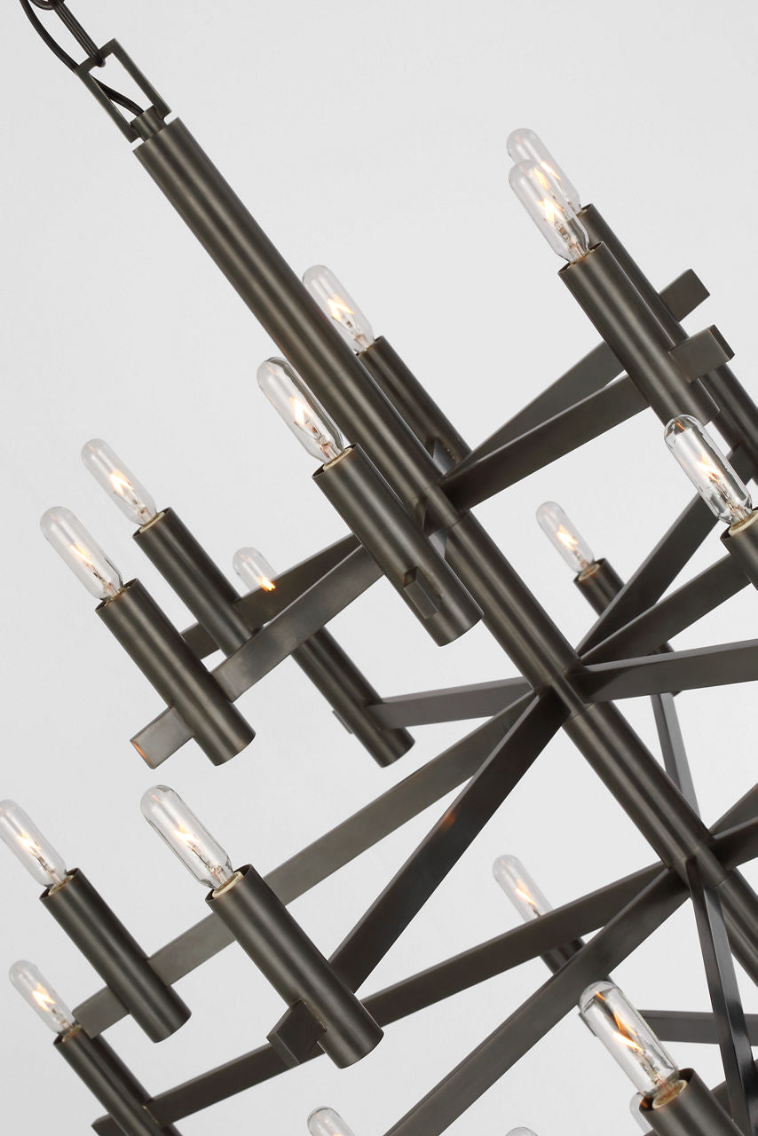 Sonnet Large Chandelier | Bronze