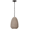 Kokomo 12" Pendant | Bronze | Ash Wicker Shade