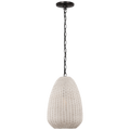 Kokomo 12" Pendant | Bronze | Chalk Wicker Shade