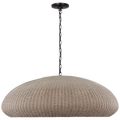 Kokomo 44" Wide Pendant | Bronze | Ash Wicker Shade