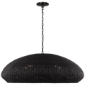 Kokomo 44" Wide Pendant | Bronze | Charcoal Wicker Shade