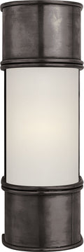 Oxford 12" Bath Sconce | Bronze | Frosted Glass