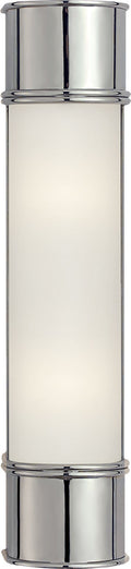 Oxford 18" Bath Sconce | Chrome | Frosted Glass