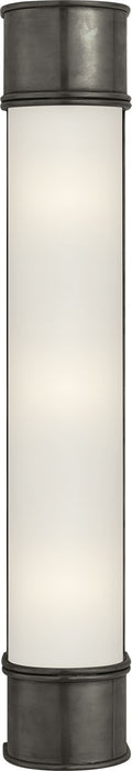Oxford 24" Bath Sconce | Bronze | Frosted Glass