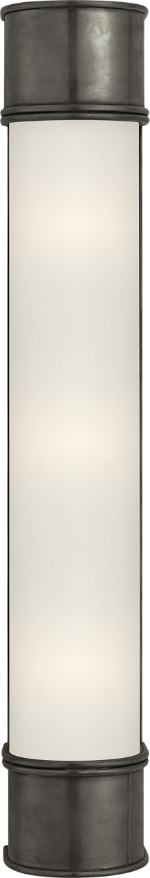 Oxford 24" Bath Sconce | Bronze | Frosted Glass