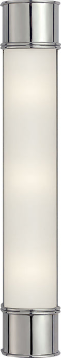 Oxford 24" Bath Sconce | Chrome | Frosted Glass