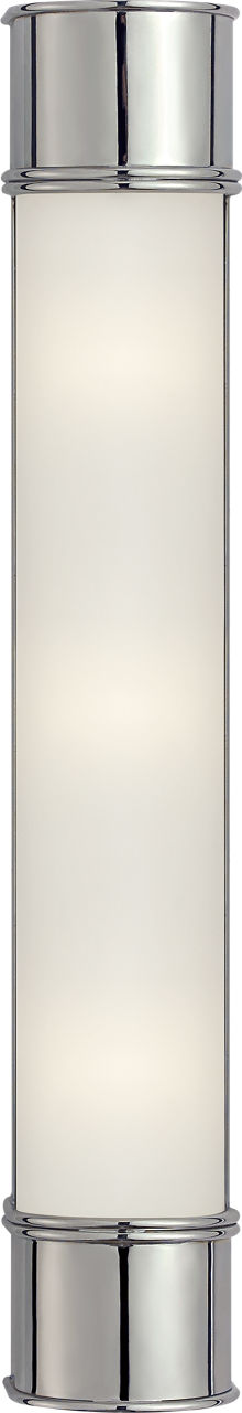 Oxford 24" Bath Sconce | Chrome | Frosted Glass