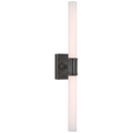 Owen 22" Double Bath Light | Bronze | White Glass