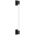 Owen 30" Linear Bath Light | Bronze | White Glass