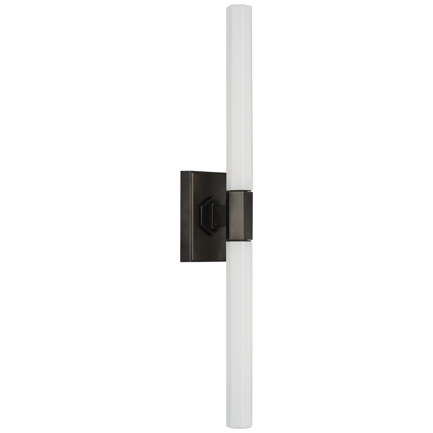 Hawthorne 20" Double Bath Light | Bronze | White Glass