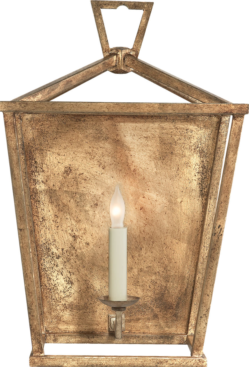 Darlana Wall Lantern | Gilded Iron
